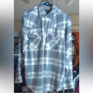 🤠 Vintage BJ-R Authentic Western Plaid Pearl Snap Shirt | Men’s M |🤠